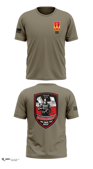 Charlie "Crusaders" Battery, 3-2 ADA BN 71071868 Short Sleeve Performance Shirt - 6