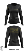 Liberty  Women's Long Sleeve V-neck Shirt - 2