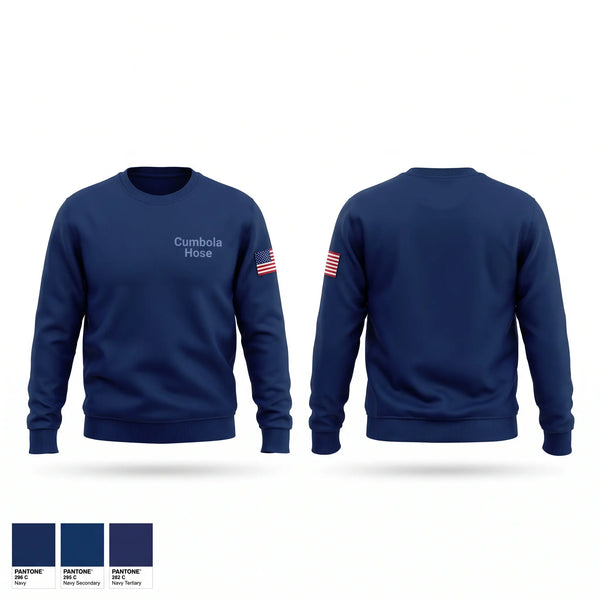 Crew Neck Sweatshirt, Cumbola Hose, Fire Department, Teamtime, Team time, sublimation, custom sports apparel, team uniforms, spirit wear, spiritwear, sports uniforms, custom shirts, team store, custom team store, fundraiser sports, apparel fundraiser