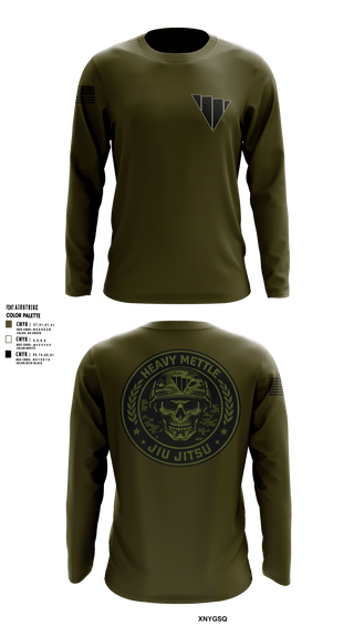 Heavy Mettle Jiu Jitsu 35801664 Long Sleeve Performance Shirt - 1