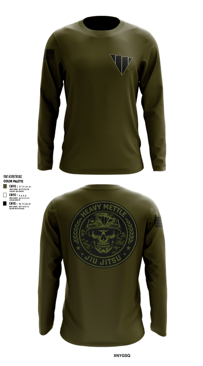Heavy Mettle Jiu Jitsu 35801664 Long Sleeve Performance Shirt - 1