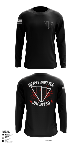 Heavy Mettle Jiu Jitsu 35801664 Long Sleeve Performance Shirt - 2