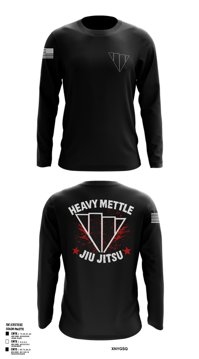 Heavy Mettle Jiu Jitsu 35801664 Long Sleeve Performance Shirt - 2