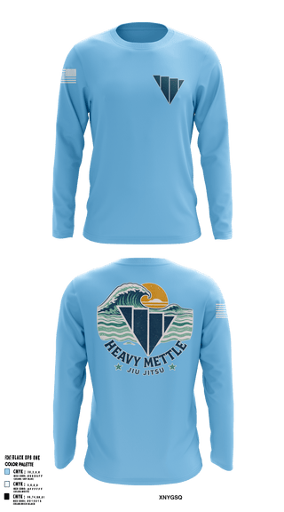 Heavy Mettle Jiu Jitsu 35801664 Long Sleeve Performance Shirt - 3