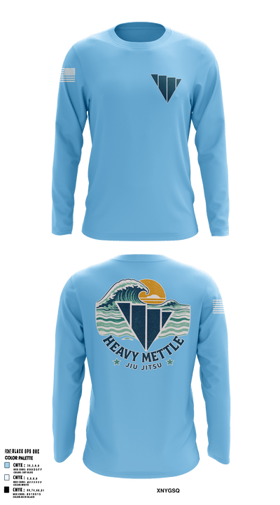 Heavy Mettle Jiu Jitsu 35801664 Long Sleeve Performance Shirt - 3