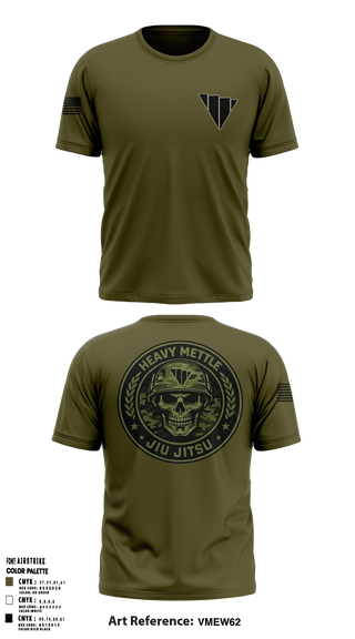 Heavy Mettle Jiu Jitsu 35801664 Old School Cotton Feel Shirt - 1