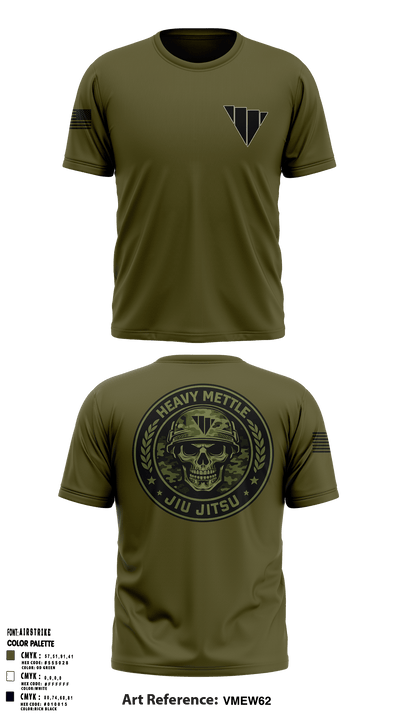 Heavy Mettle Jiu Jitsu 35801664 Short Sleeve Performance Shirt - 1