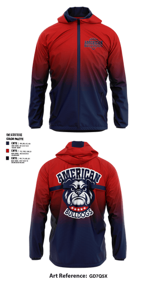 American Bulldogs 59810348 Windbreaker - 1