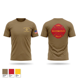 Short Sleeve Performance Shirt, Mathiston fire and rescue, Fire Department, Teamtime, Team time, sublimation, custom sports apparel, team uniforms, spirit wear, spiritwear, sports uniforms, custom shirts, team store, custom team store, fundraiser sports, apparel fundraiser