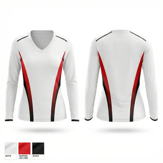 Womens Long Sleeve Vneck Shirt, Sprint U, Track & Field, Teamtime, Team time, sublimation, custom sports apparel, team uniforms, spirit wear, spiritwear, sports uniforms, custom shirts, team store, custom team store, fundraiser sports, apparel fundraiser