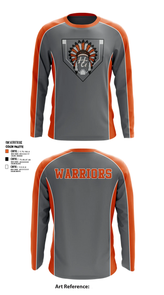Honey Grove Baseball 79454883 Long Sleeve Performance Shirt 4