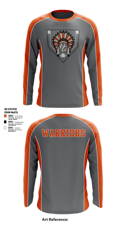 Honey Grove Baseball 79454883 Long Sleeve Performance Shirt 4