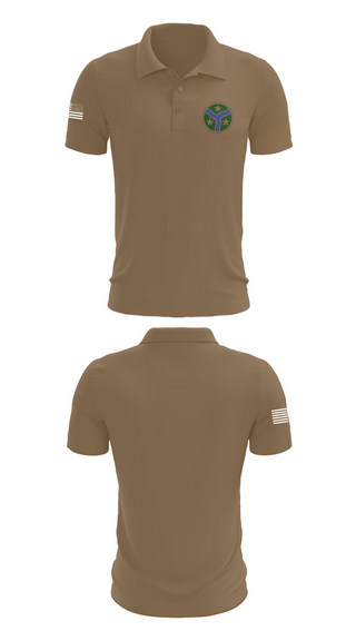 Short Sleeve Performance Polo, 278th Armored Cavalry Regiment, National Guard, Teamtime, Team time, sublimation, custom sports apparel, team uniforms, spirit wear, spiritwear, sports uniforms, custom shirts, team store, custom team store, fundraiser sports, apparel fundraiser