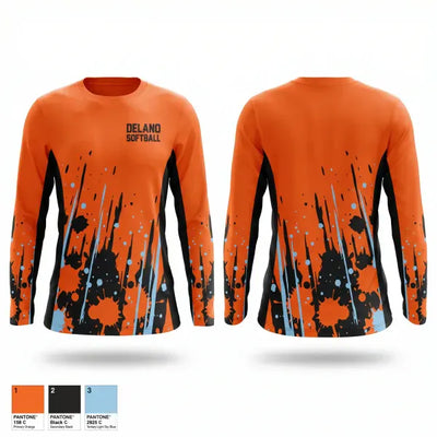 Delano Softball 50482970 Long Sleeve Performance Shirt 1