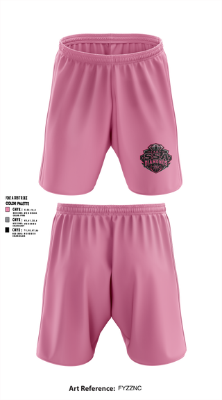 Athletic Shorts With Pockets, SSA Lady Diamonds, Women's Basketball, Teamtime, Team time, sublimation, custom sports apparel, team uniforms, spirit wear, spiritwear, sports uniforms, custom shirts, team store, custom team store, fundraiser sports, apparel fundraiser