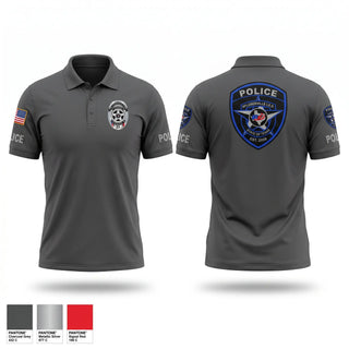 Short Sleeve Performance Polo, Pflugerville ISD Police Department, Police, Teamtime, Team time, sublimation, custom sports apparel, team uniforms, spirit wear, spiritwear, sports uniforms, custom shirts, team store, custom team store, fundraiser sports, apparel fundraiser