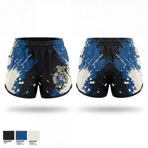 Womens Shorts, The Dog Pound, Wrestling, Teamtime, Team time, sublimation, custom sports apparel, team uniforms, spirit wear, spiritwear, sports uniforms, custom shirts, team store, custom team store, fundraiser sports, apparel fundraiser