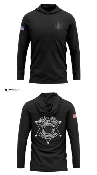 Long Sleeve hooded sunshirt, RCSD, Police, Teamtime, Team time, sublimation, custom sports apparel, team uniforms, spirit wear, spiritwear, sports uniforms, custom shirts, team store, custom team store, fundraiser sports, apparel fundraiser