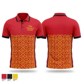 Short Sleeve Performance Polo, The Calvary Cross, , Teamtime, Team time, sublimation, custom sports apparel, team uniforms, spirit wear, spiritwear, sports uniforms, custom shirts, team store, custom team store, fundraiser sports, apparel fundraiser