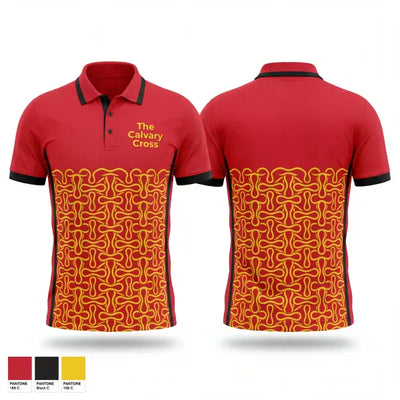 The Calvary Cross 43084817 Short Sleeve Performance Polo - 1