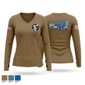 Water dawgs 4-1 Women's Long Sleeve V-neck Shirt - 1