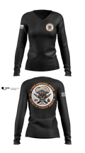 S4 FIELD MESS  Women's Long Sleeve V-neck Shirt - 1