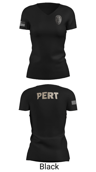 Womens Short Sleeve Vneck Shirt, PERT, Police, Teamtime, Team time, sublimation, custom sports apparel, team uniforms, spirit wear, spiritwear, sports uniforms, custom shirts, team store, custom team store, fundraiser sports, apparel fundraiser