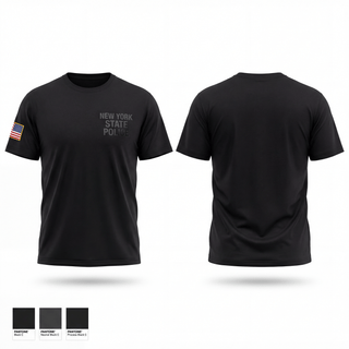 NEW YORK STATE POLICE 42447951 Old School Cotton Feel Shirt - 1