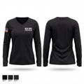 NEW YORK STATE POLICE 42447951 Women's Long Sleeve V-neck Shirt - 1