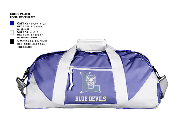 Duffle Bag, Blue devils, , Teamtime, Team time, sublimation, custom sports apparel, team uniforms, spirit wear, spiritwear, sports uniforms, custom shirts, team store, custom team store, fundraiser sports, apparel fundraiser