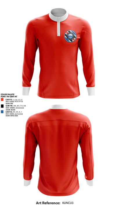 South Valley United 668271 Quarter Zip Jacket - 6