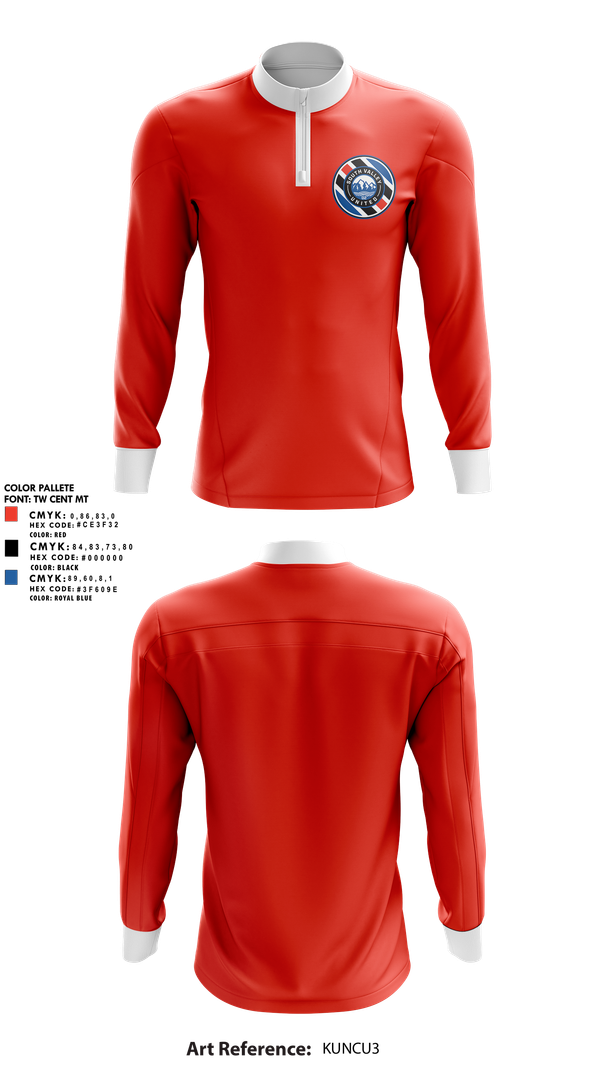 Quarter Zip Jacket, South Valley United, Men's Soccer, Teamtime, Team time, sublimation, custom sports apparel, team uniforms, spirit wear, spiritwear, sports uniforms, custom shirts, team store, custom team store, fundraiser sports, apparel fundraiser