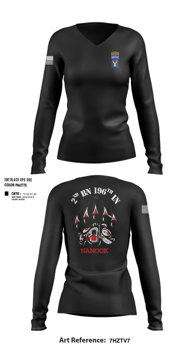 NANOOK 45782597 Women's Long Sleeve V-neck Shirt - 111