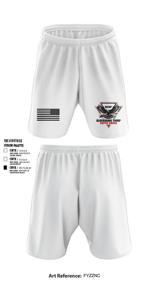 4-9 CAV, RONIN PLATOON 13597084 Athletic Shorts With Pockets - 1