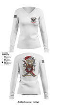 4-9 CAV, RONIN PLATOON 13597084 Women's Long Sleeve V-neck Shirt - 1