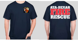 Short Sleeve Performance Shirt, Ata-Bexar County Line VFD, Fire Department, Teamtime, Team time, sublimation, custom sports apparel, team uniforms, spirit wear, spiritwear, sports uniforms, custom shirts, team store, custom team store, fundraiser sports, apparel fundraiser