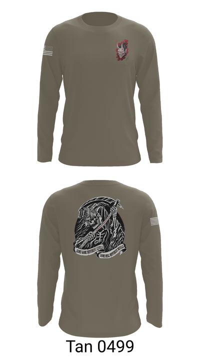 112th, 1/1 BN CRDT 19582480 Long Sleeve Performance Shirt 66
