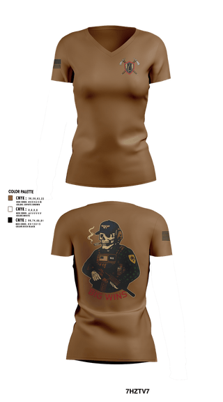 Womens Short Sleeve Vneck Shirt, CAT 611, Army, Teamtime, Team time, sublimation, custom sports apparel, team uniforms, spirit wear, spiritwear, sports uniforms, custom shirts, team store, custom team store, fundraiser sports, apparel fundraiser