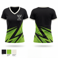 All About Speed 79338844 Women's Short Sleeve V-neck Shirt - 1