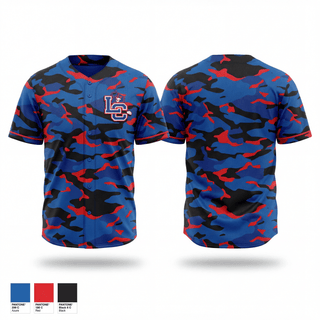 Lewis County Cubs 5528216 Full Button Baseball Jersey - 1
