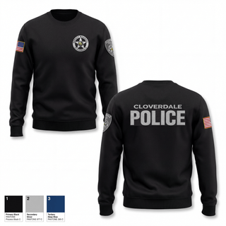Cloverdale police department 51984655 Crew Neck Sweatshirt - 1