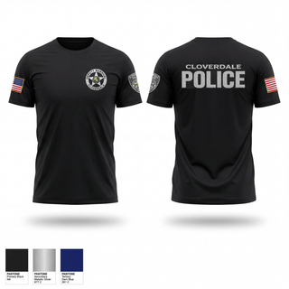 Cloverdale police department 51984655 Short Sleeve Performance Shirt - 1