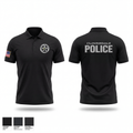 Cloverdale police department 51984655 Short Sleeve Performance Polo - 1