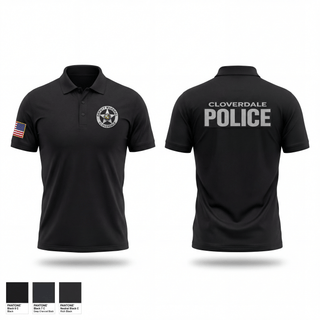 Cloverdale police department 51984655 Short Sleeve Performance Polo - 1