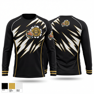 DMV LIONS 31125669 Long Sleeve Performance Shirt 1