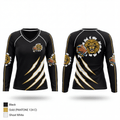 DMV LIONS 31125669 Women's Long Sleeve V-neck Shirt - 1