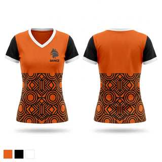 Womens Short Sleeve Vneck Shirt, Bobcat Dance Team, Cheer, Teamtime, Team time, sublimation, custom sports apparel, team uniforms, spirit wear, spiritwear, sports uniforms, custom shirts, team store, custom team store, fundraiser sports, apparel fundraiser