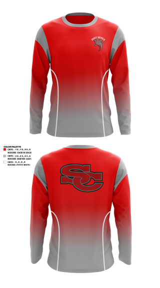 Long Sleeve Performance Shirt, Dust devils, Men's Basketball, Teamtime, Team time, sublimation, custom sports apparel, team uniforms, spirit wear, spiritwear, sports uniforms, custom shirts, team store, custom team store, fundraiser sports, apparel fundraiser