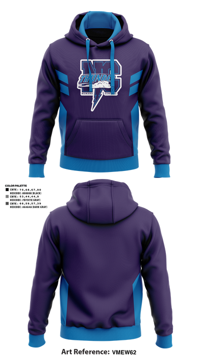 Nemaha Central Wrestling 61394453 Hoodie - 1