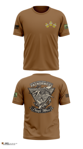 Old School Cotton Feel Shirt, MES PACNORWEST HVU  Chiefs Mess, Navy, Teamtime, Team time, sublimation, custom sports apparel, team uniforms, spirit wear, spiritwear, sports uniforms, custom shirts, team store, custom team store, fundraiser sports, apparel fundraiser